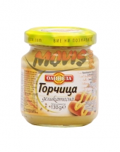 Delicacy Mustard Olineza Glass Jar 100g.